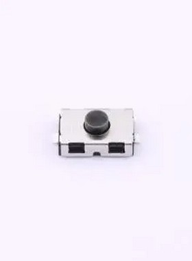 TSB019A2526B 4*6*2.5H-J 260gf 硅胶黑钮冷封编带 SMD,6x4mm 轻