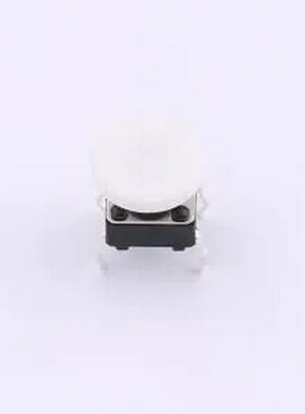 TSA06131-070B332CA-006E 6*6*7φ8*1白帽轻触开关 插件-4P,6.1x6