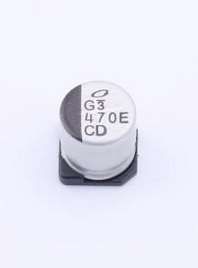 UCD1E471MNL1GS 贴片型铝电解电容 470uF ±20% 25V SMD,D10xL10m