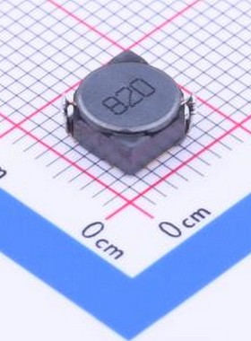 ASPI-0602S-820M-T 功率电感 82uH ±20% SMD,6.7x6.7mm