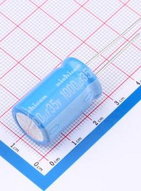 UBT1V102MHD8 直插铝电解电容 1000uF ±20% 35V 插件,D16xL25mm