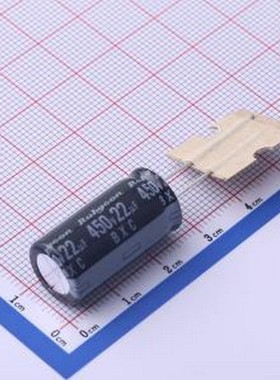 450BXC22MHLCG412.5X25 直插铝电解电容 22uF ±20% 450V 插件,D1