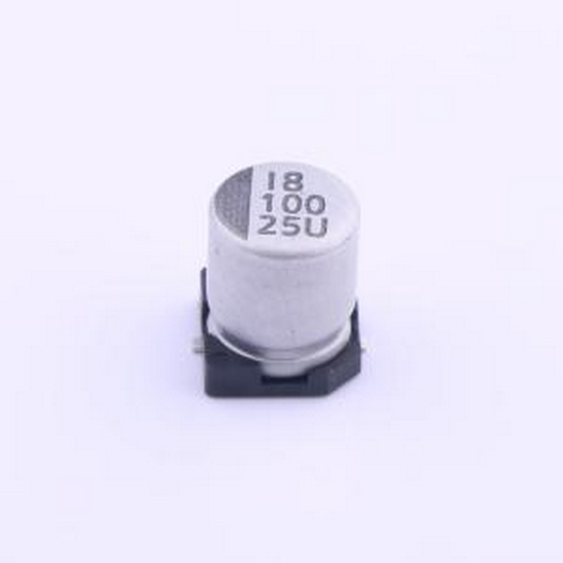VEU101M1ETR-0607 贴片型铝电解电容 100uF ±20% 25V SMD,D6.3xL