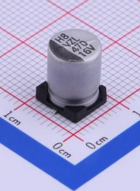 VZL471M1CTR-0810 贴片型铝电解电容 470uF ±20% 16V SMD,D8xL10