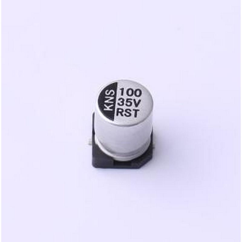 RST100UF35V009 贴片型铝电解电容 100uF ±20% 35V SMD,D6.3xL7.