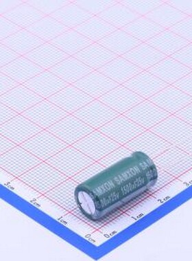 EGF158M1EG20RR 直插铝电解电容 1500uF ±20% 25V 插件,D10xL20m