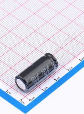 EEUFR1V821L 直插铝电解电容 820uF ±20% 35V 插件