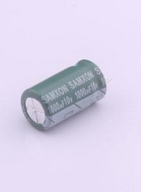 EGF108M1AF16CB 直插铝电解电容 1000uF ±20% 10V 插件,D8xL16mm