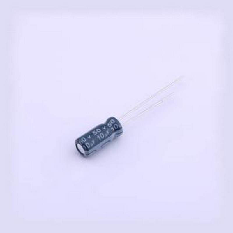 ECR1HBK100MLL050011 直插铝电解电容 10uF ±20% 50V 插件,D5xL1