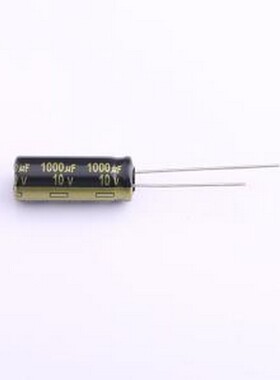 EEUFM1A102L 直插铝电解电容 1000uF ±20% 10V 插件,D8xL20mm