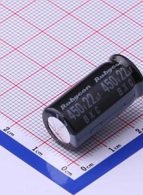 450BXC22MEFCRI12.5X25 直插铝电解电容 22uF ±20% 450V 插件,D1