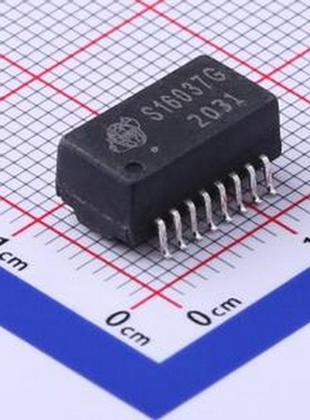 S16037G 网口变压器 S16037G SMD-16P,12.8x6.9mm