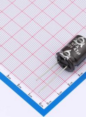 NFA400VB47M 16*20 直插铝电解电容 47uF ±20% 400V 插件,D16xL2