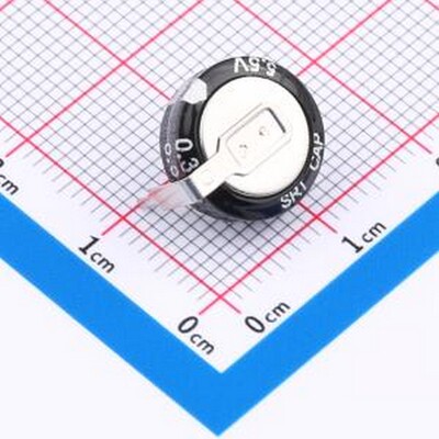 SCE5R5H334-F 超级电容器 0.33F20%~+80% 5.5V 插件,P=10mm