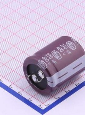 LSG271M2G--A3035 牛角型电解电容 270uF ±20% 400V 插件,D30xL3