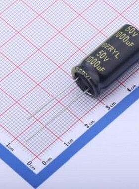 RF050M102LO13*25TA-1A1E 直插铝电解电容 1000uF ±20% 50V 插件