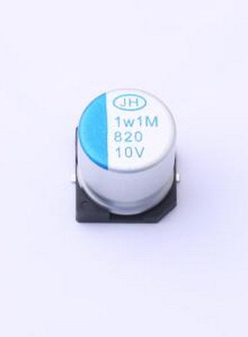 PCV1AVM821MC10FVTSWP 固态电容 820uF ±20% 10V SMD,D10xL10mm