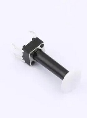 TSA06131-180B332CA-006E 6*6*18φ8*1白帽轻触开关 插件-4P,6.1x