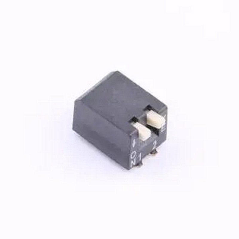 HX 2.54-2P TPCB 间距2.54mm 琴键式2位贴片 SMD,P=2.54mm 拨码开