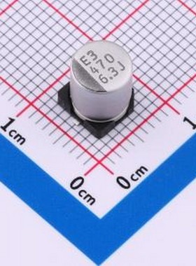 VEJ471M0JTR-0607 贴片型铝电解电容 470uF ±20% 6.3V SMD,D6.3x