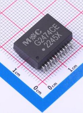 G2474CE 网口变压器 G2474CE SMD-24P,17.5x12.2mm
