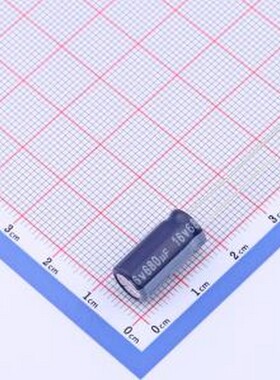 ERS1CM681F16OTG 直插铝电解电容 680uF ±20% 16V 插件,D8xL16mm