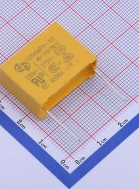 YX5001J 安规电容 等级:X2 1uF ±10% 275V 插件