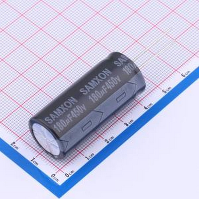 ERT187M2WL40RR 直插铝电解电容 180uF ±20% 450V 插件,D18xL40m