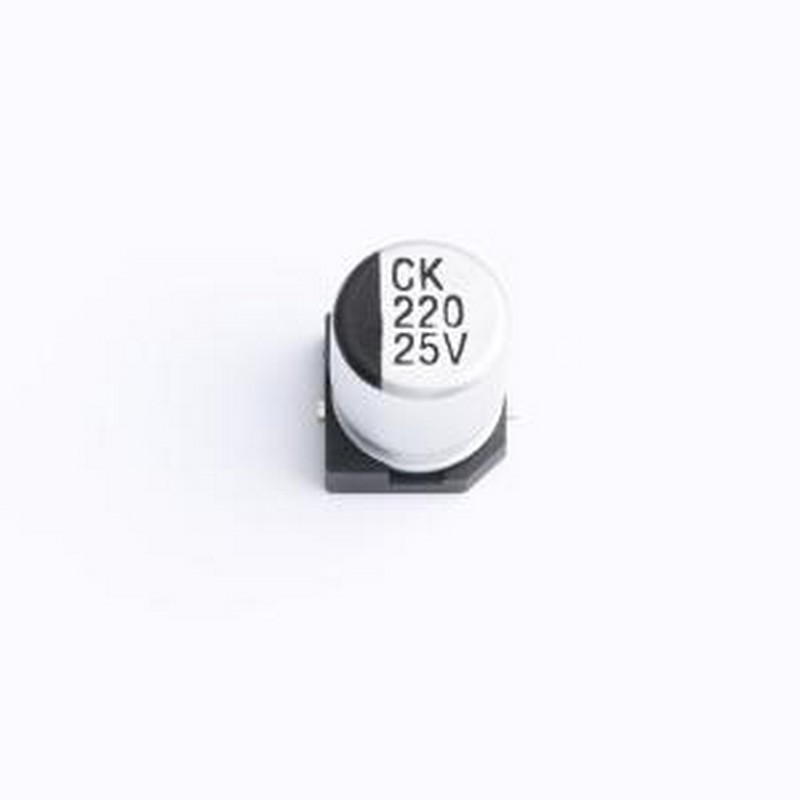 CK1E221M-CRE77 贴片型铝电解电容 220uF 25V 20% SMD,D6.3xL7.7m