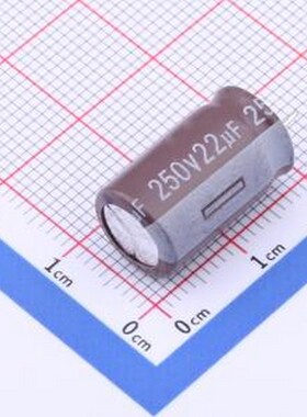 EGS2EM220G16C30T 直插铝电解电容 22uF ±20% 250V 插件,D10xL16