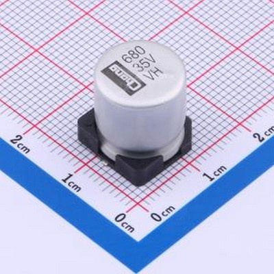 VH1V681MI135000CE0 贴片型铝电解电容 680uF ±20% 35V SMD,D12.