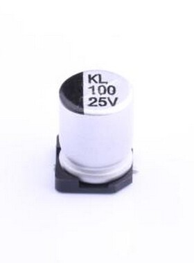 KL1E101M-CRF10 贴片型铝电解电容 100uF ±20% 25V SMD,D8xL10.5