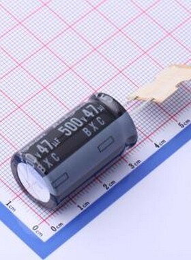 500BXC47MEFCGC18X31.5 直插铝电解电容 47uF ±20% 500V 插件,D1
