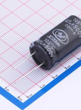 ECG2HM470M32OTBO 直插铝电解电容 47uF ±20% 500V 插件,D18xL32