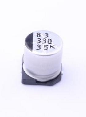 35CE330KX 贴片型铝电解电容 330uF ±20% 35V SMD,D10xL10.2mm