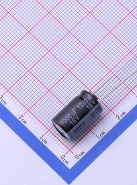 EEUFR1C102 直插铝电解电容 1000uF ±20% 16V 插件,D10xL16mm