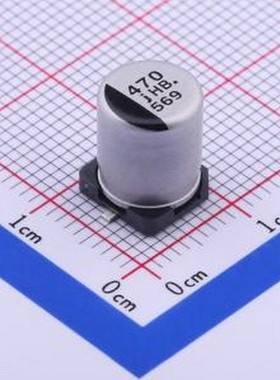 EEEHBJ471UAP 贴片型铝电解电容 470uF ±20% 6.3V SMD,D8xL10.2m