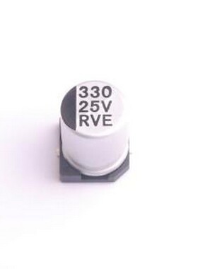 RVE1E331M0810 贴片型铝电解电容 330uF ±20% 25V SMD,D8xL10.2m