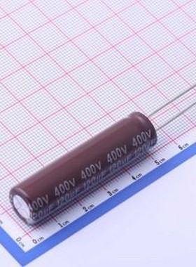 87EC0410 直插铝电解电容 120uF ±20% 400V 插件,D13xL50mm