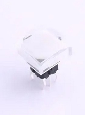 K6-6271D02 红色带灯开关 插件,12x12mm 轻触开关