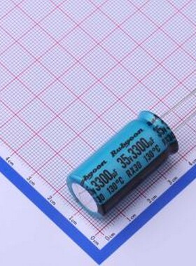 35RX303300MCPA18X35.5 直插铝电解电容 3300uF ±20% 35V 插件,D