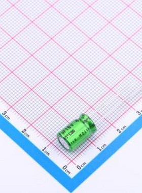 UES1C470MPM 直插铝电解电容 47uF ±20% 16V 插件,D8xL11.5mm