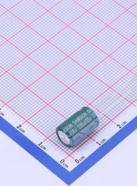 EGF337M1VF12RR 直插铝电解电容 330uF ±20% 35V 插件,D8xL12mm