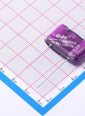 CZP-9R0L334R-TW 9.0V0.33F 超级电容器 0.33F10%~+30% 9V 插件