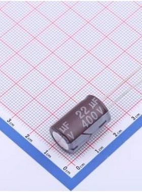 HY2G220M130210CD288 直插铝电解电容 22uF ±20% 400V 插件,D13x