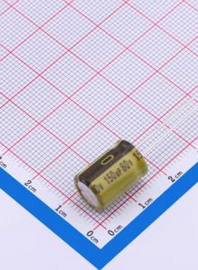 LKME1401K151MFCG 直插铝电解电容 150uF ±20% 80V 插件,D10xL14