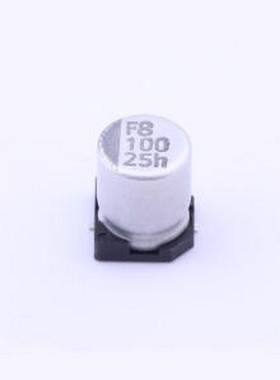 VEH101M1ETR-0607 贴片型铝电解电容 100uF ±20% 25V SMD,D6.3xL