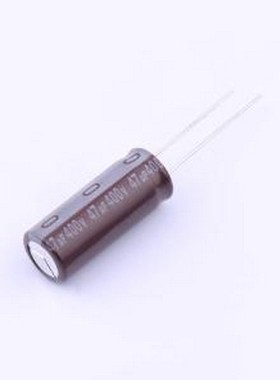 KCXE2502G470MF 直插铝电解电容 47uF ±20% 400V 插件,D10xL25mm