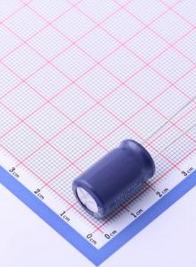 ERS1KM221W20OT 直插铝电解电容 220uF ±20% 100V CLEAR 紫色PET