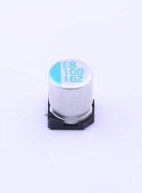 OVZ101M1CTR-0608 固态电容 100uF ±20% 16V SMD,D6.3xL7.7mm